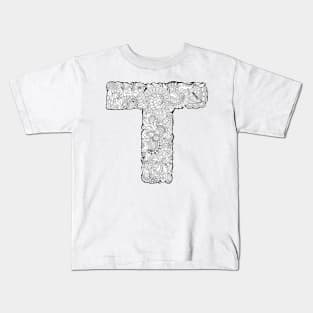 Letter T Kids T-Shirt